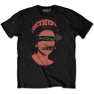 Sex Pistols Unisex Adult God Save The Queen T-Shirt / Black